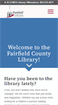 Mobile Screenshot of fairfieldcountylibrary.com